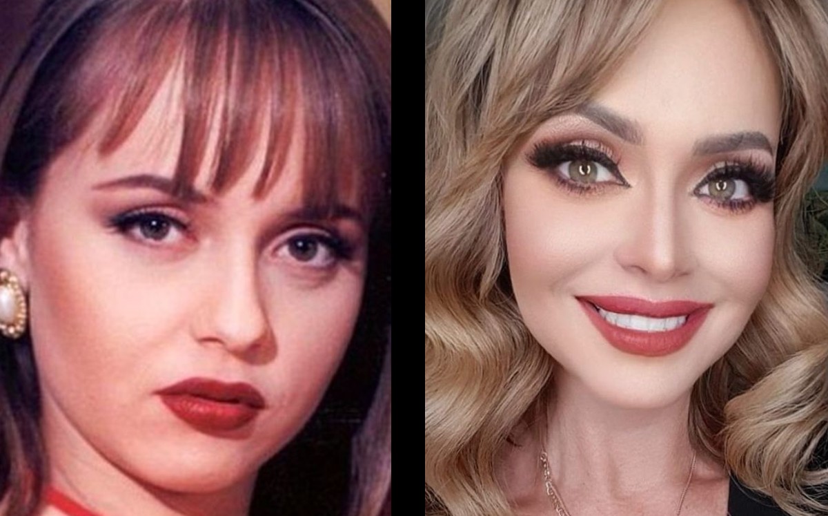 Gabriela spanic.  They criticize for filters in picture: completely different face