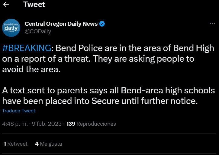 MRandom News Bend Oregon High school shooting today news, active shooter now